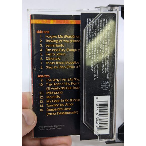 Audio Cassette Tape - Oscar Lopez "HEAT" - Cassette tested, plays ok. 1997 - Picture 6 of 7